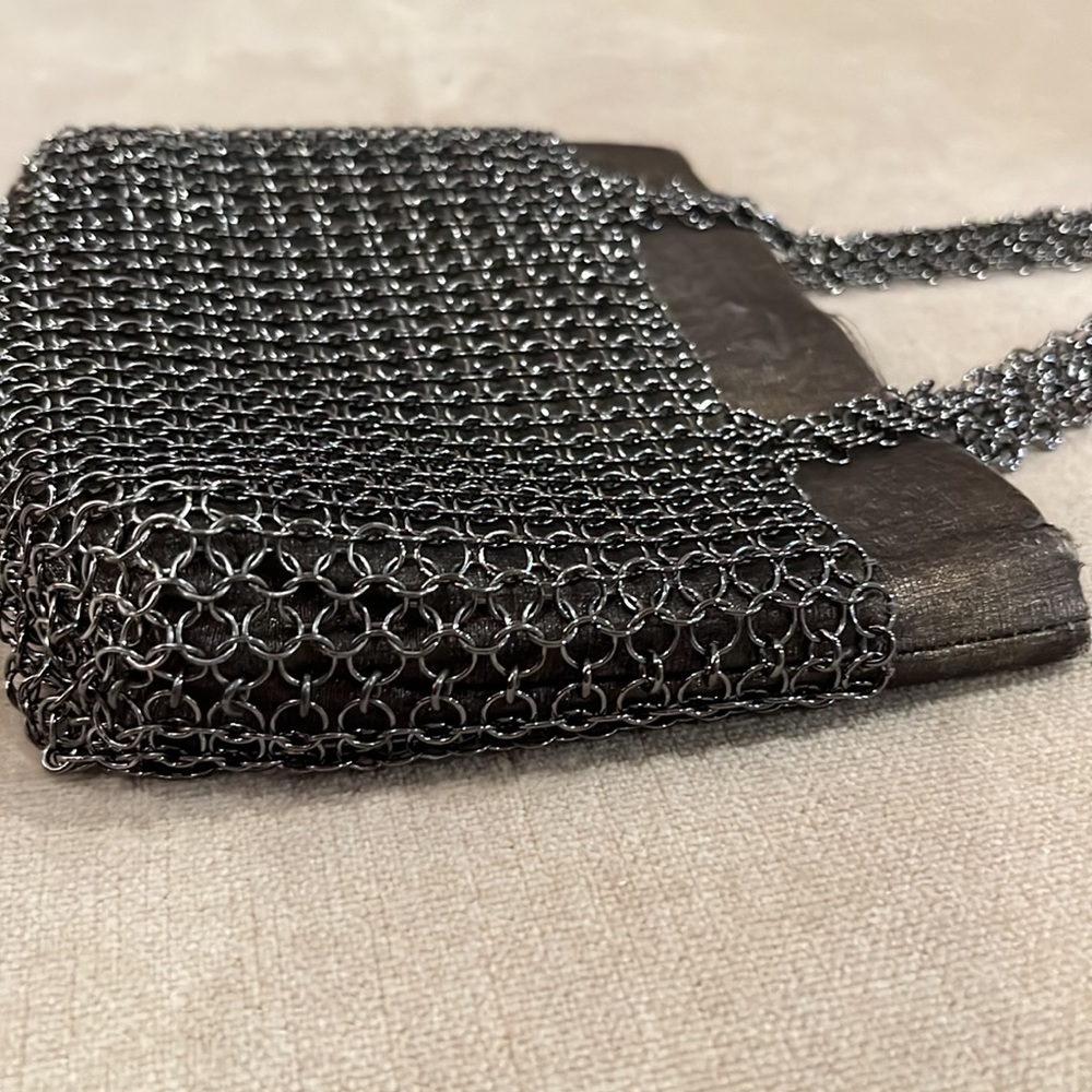 Nancy Bacich Mesh Metal Chain Mail Vintage Bag - Picture 11 of 17